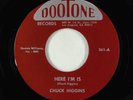 Blues R&B 45 - Chuck Higgins - Here I'm Is - Dootone VG++