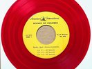 1960 45 BEWARE OF CHILDREN American International 606 RADIO SPOTS Red Vinyl