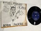 Demon Preacher Illegal Pressing Rare Punk With Original Cover (Bit Tatty)