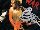 BRUCE SPRINGSTEEN & THE E STREET BAND 'WAR' VINYL SINGLE 1986 - AUTOGRAPHED