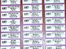 FREE SHIP  COMPLETE SET 30 JUKEBOX TITLE STRIPS for BEATLES COLORED VINYL 45s