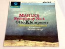 OTTO KLEMPERER cond. PHILHARMONIA ORCH MAHLER Sym No. 4 LP 1962 Columbia B/S 1ST