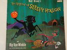 Vtg 1969 Walt Disney Legend of Sleepy Hollow & Rip Van Winkle LP TESTED Listen