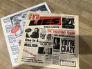 GUNS N ROSES LIES VINYL LP - UNCENSORED INNER MADE IN GERMANY GREEN FONT STICKER