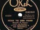 Okeh #41550: Louis Armstrong Or-Kickin' The Gong Around/Devil & Deep Blue Sea E-