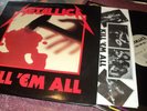 METALLICA KILL EM ALL LP MEGAFORCE RECORDS INNER SLV YORK STREET NJ VG+ VINYL