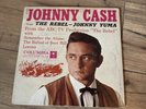 Johnny Cash Signed Vinyl 45 “The Rebel Johnny Yuma Autographed Tennessee Three