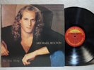Michael Bolton The One Thing 1993 LP Lyric W/In + Picture Bromide Hyper Sticker