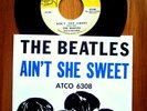 THE BEATLES - AIN'T SHE SWEET/ Nobodys Child w/Picture Sleeve ATCO 1964 - 7