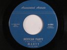 Surf Tittyshaker 45 MARTY & THE MONKS Mexican Party ASSOCIATED ARTISTS VG++ HEAR