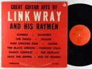 Link Wray & His Ray Men - Great Guitar Hits By LP - Vermillion