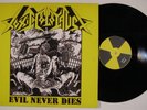 TOXIC HOLOCAUST Evil Never Dies RELAPSE LP VG+ 45rpm 2008 reissue w/ insert l