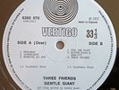 Gentle Giant LP Three Friends UK Vertigo Swirl 1972 Press LOVELY COPY&AUDIO PROG