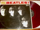 MEET The BEATLES  Japan RED colored vinyl MONO LP Odeon OR-7041
