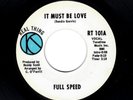 NORTHERN SOUL/HARMONY-FULL SPEED-IT MUST BE LOVE/PUT 'EM ON THE RIGHT TRACK