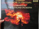 RARE LP MAAZEL CLEVLAND ORCH STRAVINSKY SACRE DU PRINTEMPS OG GERMAN TELARC NM