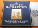 Fournier Milstein Bach Solo Cello Violin DGG New Neue Bach Edition 8LP Box NM