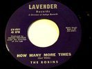 DOOWOP R'N'R R&B-THE ROBINS-HOW MANY MORE TIMES-LAVENDER-1961