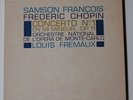 Rare LP Samson François Frederic CHOPIN Concerto № 1 En E MinorOP11 CCA1066
