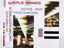 SIMPLE MINDS / SONS AND FASCINATION JAPAN ISSUE LP W/OBI, INSERT