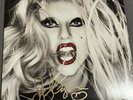 Lady Gaga Signed born this way Vinyl LP Autograph Rare Signature