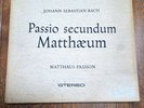 Bach- Passio Secundum Matthaeum (Matthäus Passion) . 1st 1958 STEREO, Archiv. NM