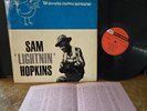 Sam Lightnin Hopkins – The Rooster Crowed In England 1959 UK Blues w/Insert Page