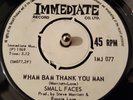 Small Faces - Afterglow Of Your Love / Wham Bam Thank You Man (7