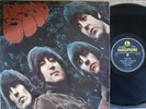 Beatles ORIG 2nd Press UK LP Rubber Soul VG+ '65 Black/Yellow Parlophone PCS3075