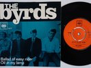 BYRDS Ballad Of Easy Rider RARE Norway 45 GRAM PARSONS garage psych norwegian