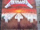 METALLICA – SIGNED BY HETFIELD, ULRICH, NEWSTED, HAMMETT – MASTER OF PUPPETS