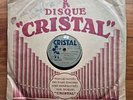 Disney Mickey Mouse French 78 RPM record w/sleeve Cristal 5433 plays well