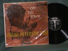 Oscar Peterson Trio On The Town With Mono Verve Clef V-8287 LP Record M-
