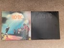 AC/DC 2 Vinyl LPs Let There Be Rock Atlantic 1977 & Back In Black Atlantic 1980
