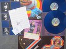 ELO- OUT OF THE BLUE ORIGINAL BLUE VINYL AND ALL THE INSERTS AND JEFF AUTOGRAPH