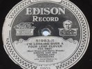 Edison Diamond Disc Record 51983 Orestr & Queensland Orch Looking Over 4 Leaf