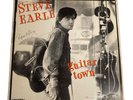 Steve Earle Signed Autographed Guitar Town Promo LP Vinyl 1986 MCA Records