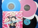 MADONNA HARD CANDY 3 x 12'' VINYL LP MISPRESS SOLID BLUE && MUSIC LP