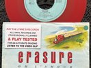 Erasure – Oh L'amour 7'' RED VINYL IMPORT 1986 CLEANED/TESTED NM/EX VIDEO CLIP