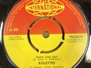 KOLETTES-WHO'S THAT GUY / JUST HOW MUCH(CAN ONE HEART TAKE)-UK PYE INT. 45-CLIP