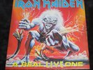 IRON MAIDEN A Real Live One LP 1993 ORIGINAL GATEFOLD INNER SLEEVE