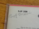 GEORGE LEWIS AUTOGRAPHED LP 
