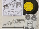 DEF LEPPARD EP - RIDE INTO THE SUN  1979 UK BLUDGEON RIFFOLA LABEL NWOBHM