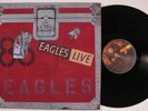 EAGLES Live ASYLUM 2XLP VG+ embossed gatefold with poster o