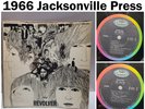 The Beatles Revolver LP Capitol 1966 VG Vinyl Stereo Jacksonville Press #41D