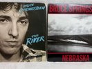 Bruce Springsteen Nebraska/ River  LP Vinyl Records 1980 & 1982 EX