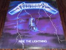 Metallica ‎– Ride The Lightning Elektra Megaforce LP 60396-1 VINYL 1984 VG