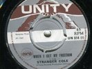 Stranger Cole: When I Get My Freedom on Unity UN 514