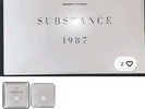New Order Substance 2 LP Ltd 300 Clear w/Multi-Color Splatter White VG+