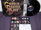 THE CHARLIE DANIELS BAND A Decade Of Hits LP 1983 Epic Inner+MAIL ORDER INSERT